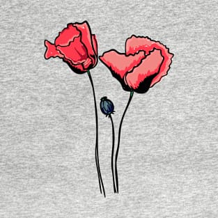 Red poppies T-Shirt